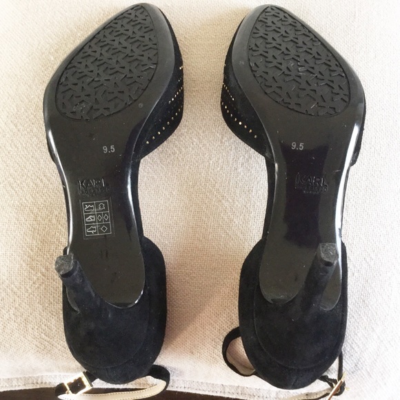 Karl Lagerfeld Strappy Heels Size 9.5 NWOT - Picture 7 of 8